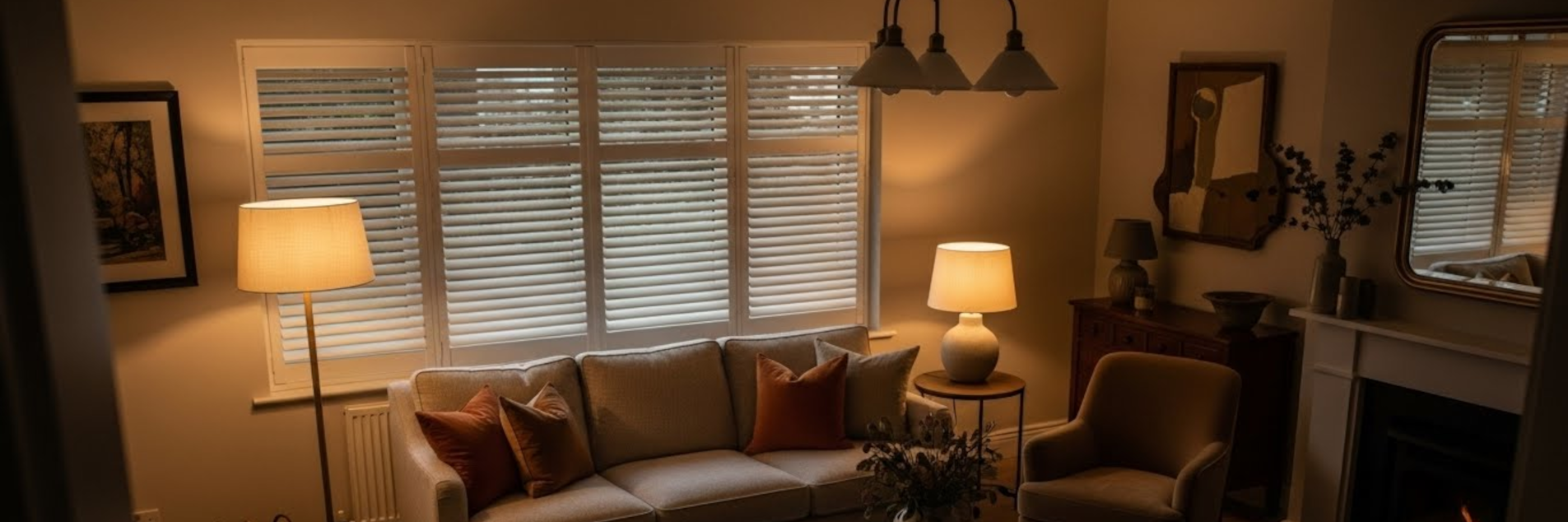Shadwell plantation shutters provide insulation